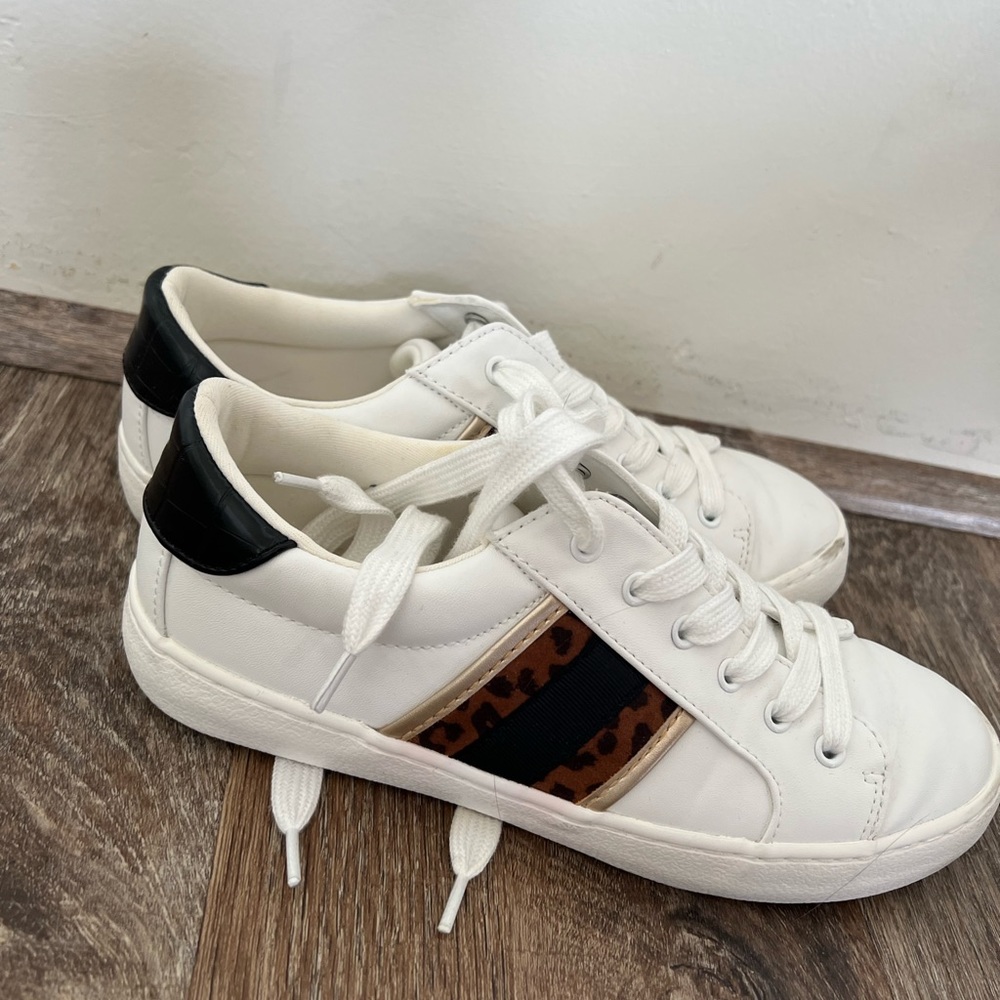 Leopard print sneakers